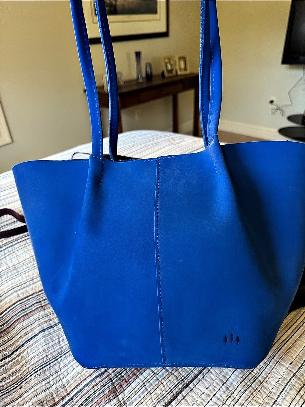 Blue Tote Bag
